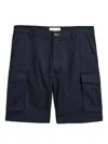 Gant Flap-pocket Cargo Shorts In Blue