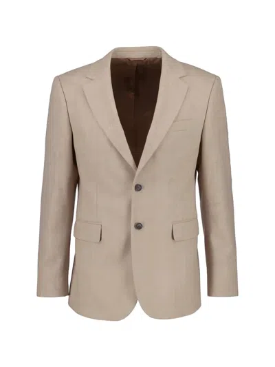 Gant Flap-pockets Blazer In Brown