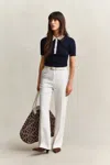Gant Flared Slacks In White