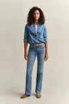 Gant Flared Stretch Jeans In Blue