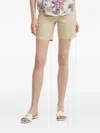Gant Flat-front Tailored Shorts In Neutral
