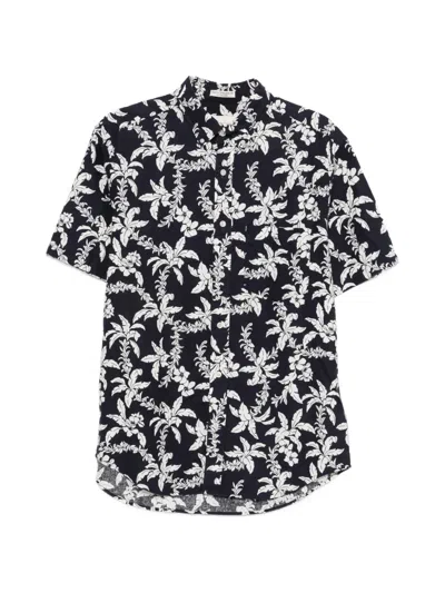 Gant Floral-print Short-sleeve Shirt In Multi
