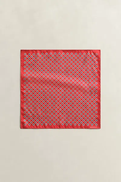 Gant Foulard Pocket Square In Red