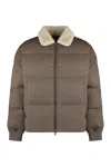 Gant Full-zip Padded Down Jacket In Gray
