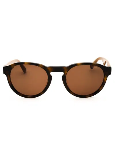 Gant Round-frame Sunglasses In Brown