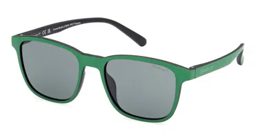 Gant Ga00006 95n Men's Sunglasses Green Size 54