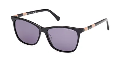 Gant Ga00007 01a Occhiali Da Sole Neri Per Donna In Black