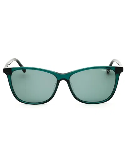 Gant Ga00007 Sunglasses In Shiny Dark Green / Green