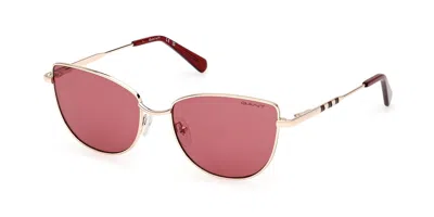 Gant Ga00012 28s Women's Sunglasses Gold Size 55