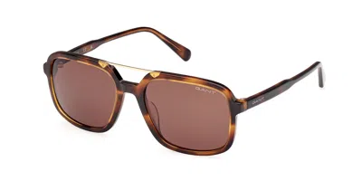 Gant Ga00016 52e Men's Sunglasses Tortoiseshell Size 54 In Multi