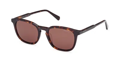 Gant Ga00017 52e Men's Sunglasses Tortoiseshell Size 51 In Brown