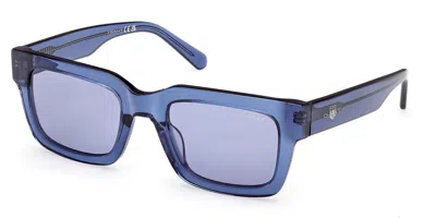 Gant Ga00020 90v Men's Sunglasses Blue Size 54