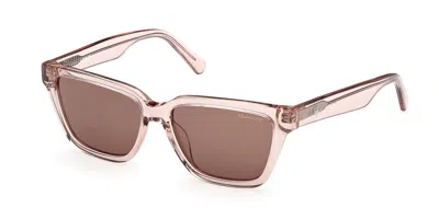 Gant Ga00023 57e Women's Sunglasses Brown Size 54