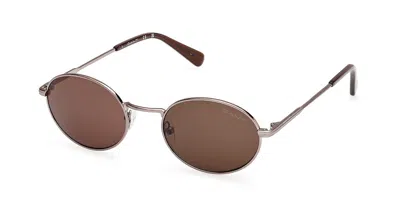 Gant Ga00025 36e Men's Sunglasses Brown Size 51