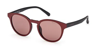 Gant Ga00026 71s Men's Sunglasses Red Size 50 In Brown