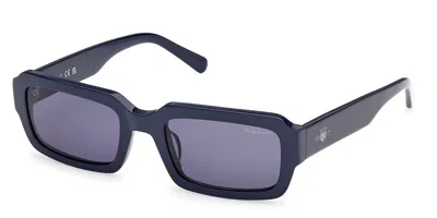Gant Ga00031 90v Occhiali Da Sole Blu Per Uomo