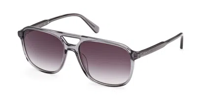 Gant Ga00032 52p Men's Sunglasses Grey Size 57 In Gray