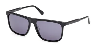 Gant Ga00034 01a Occhiali Da Sole Neri Per Uomo In Black