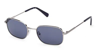 Gant Ga00036 14v Men's Sunglasses Silver Size 53