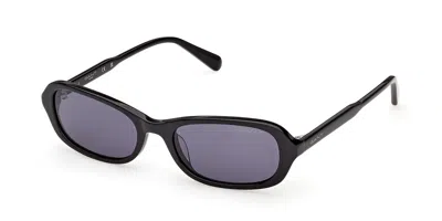 Gant Ga00038 01a Women's Sunglasses Black Size 53 In Gold