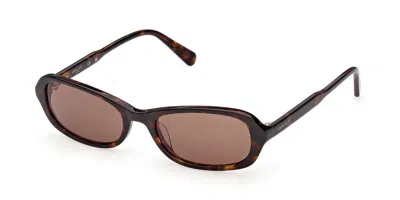 Gant Ga00038 52e Women's Sunglasses Tortoiseshell Size 53 In Black
