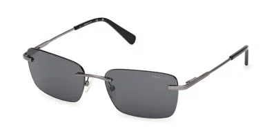 Gant Ga00040 09a Men's Sunglasses Gunmetal Size 57 In Metallic
