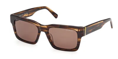 Gant Ga00042 56j Men's Sunglasses Tortoiseshell Size 54 In Multi