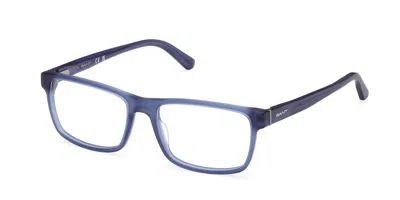 Gant Ga3177 091 Men's Glasses Blue Size 54 - Free Lenses - Blue Light Block Available