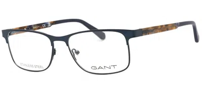 Gant Ga3234 091 Men's Glasses Blue Size 54 - Free Lenses - Blue Light Block Available