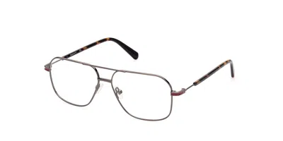Gant Ga3246 006 Men's Glasses Grey Size 55 - Free Lenses - Blue Light Block Available In Shiny Dark Nickel Grey