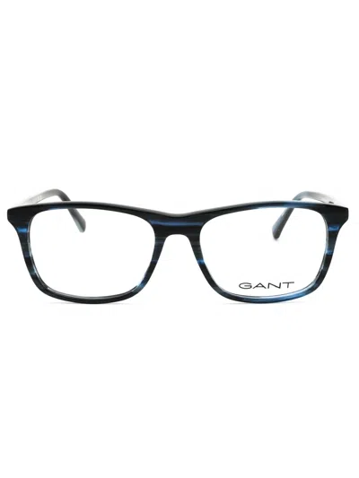 Gant Ga3268 Eyeglasses In Blue/other/clear Demo Lens