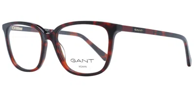 Gant Ga4137 Women's Glasses, Tortoiseshell, Size 53 In Red