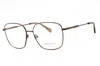 Gant Ga4145 Metal Rectangular Eyeglasses In Bronze