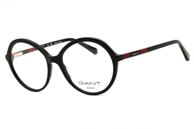 Gant Ga4148 Round Acetate Eyeglasses In Black