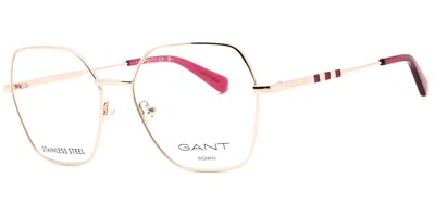 Gant Ga4154 028 Women's Glasses Gold Size 55 - Free Lenses - Blue Light Block Available In Multi