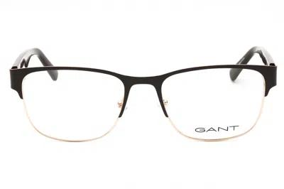 Gant Ga50018 Eyeglasses In Shiny Blue/clear Demo Lens