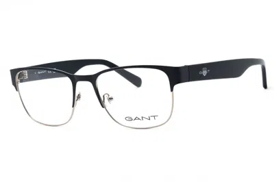 Gant Ga50018 Rectangular Metal Frame Eyeglasses In Brown