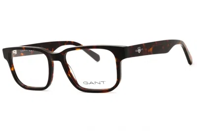 Gant Ga50030 Tortoiseshell Acetate Eyeglasses In Tortoiseshell Brown