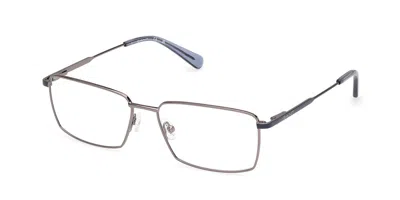 Gant Ga50041 012 Men's Glasses Silver Size 55 - Free Lenses - Blue Light Block Available In Shiny Dark Ruthenium Silver