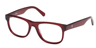 Gant Ga50045 069 Men's Glasses Clear Size 55 - Free Lenses - Blue Light Block Available In Transparent Bordeaux