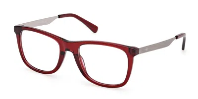Gant Ga50048 069 Men's Glasses Clear Size 56 - Free Lenses - Blue Light Block Available In Transparent Bordeaux