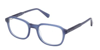 Gant Ga50051 091 Men's Glasses Blue Size 51 - Free Lenses - Blue Light Block Available In Opaque Blue