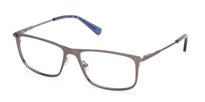 Gant Ga50052 013 Men's Glasses Silver Size 58 - Free Lenses - Blue Light Block Available In Matte Dark Ruthenium Silver