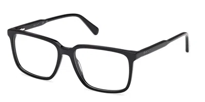 Gant Ga50078 001 Occhiali Da Vista Neri Per Uomo (solo Montatura) In Black