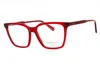 Gant Ga50080 Rectangular Acetate Eyeglasses In Red
