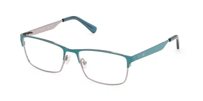 Gant Ga50090 Men's Glasses, Green, Size 55 In Metallic
