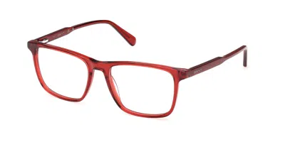 Gant Ga50095 Men's Glasses, Clear, Size 53 In Red