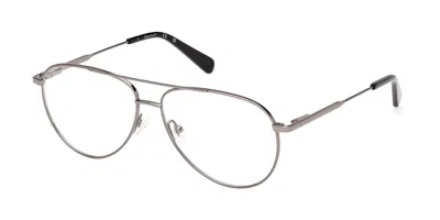 Gant Ga50099 012 Men's Glasses Silver Size 57 - Free Lenses - Blue Light Block Available In Metallic