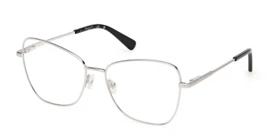 Gant Ga50107 016 Women's Glasses Silver Size 56 - Free Lenses - Blue Light Block Available In Metallic