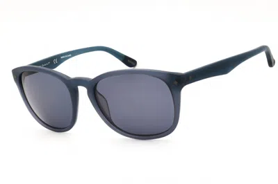 Gant Ga7054 Oval Acetate Frame Sunglasses In Blue